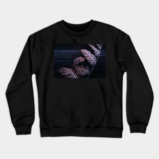 Frozen fern leaves Crewneck Sweatshirt